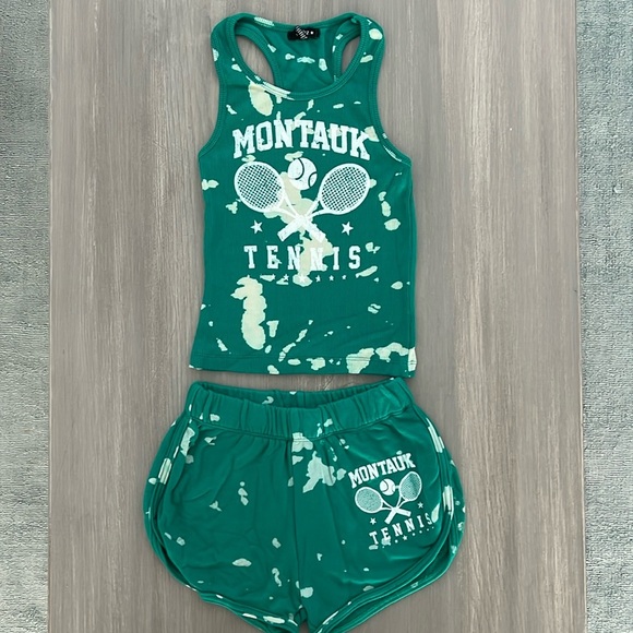 Flowers by Zoe Montauk Tennis Tank and Short Set - Picture 1 of 8
